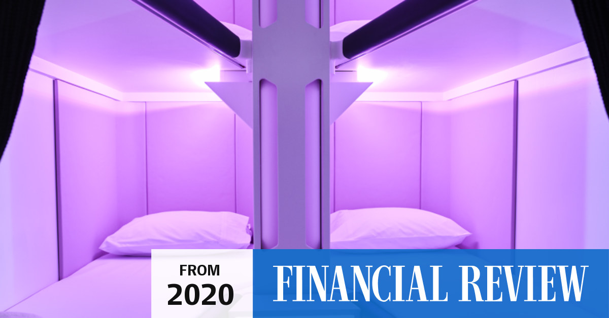 Air New Zealand tests lieflat bunk beds in economy class